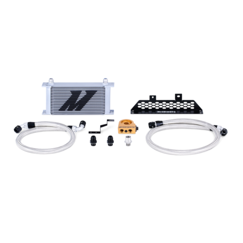 Mishimoto Oil Cooler Kit - Silver for 13+ Ford Focus ST Thermostatic - Image 2