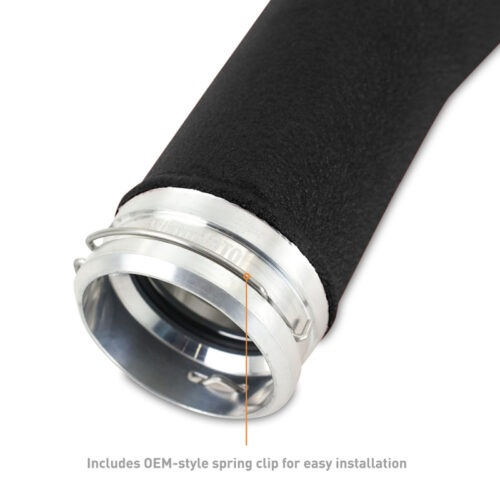 Mishimoto Charge Pipe Micro - Wrinkle Black for 2022+ Subaru WRX - Image 4
