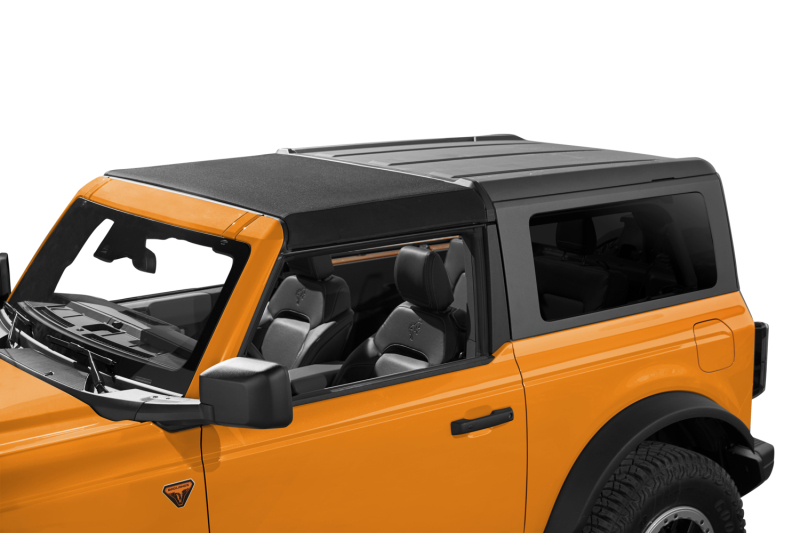Bestop 21-26 Bronco Bronco Raptor 2-Door Sunrider For Hardtop (Premium Black Twill) - Image 2