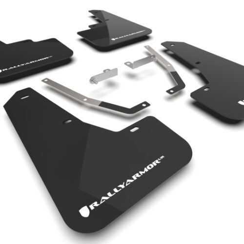 Rally Armor 24-26 Subaru Crosstrek Black UR Mud Flap White Logo