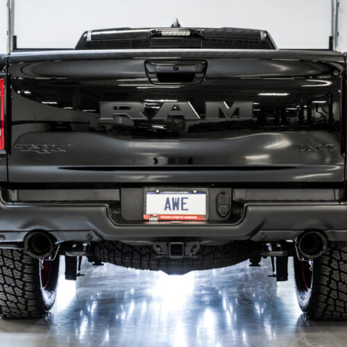 AWE Tuning Cat-Back Exhaust - Diamond Black Tips for 2021 RAM 1500 TRX 0FG - Image 5