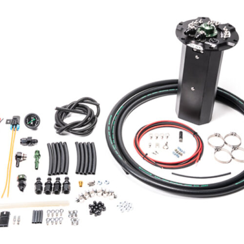 Radium Engineering 09-20 Nissan 370Z RHD/LHD Fuel Hanger Surge Tank Walbro GSS342 AEM 50-1200