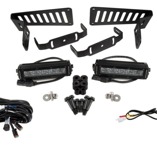 Diode Dynamics 18-21 Jeep JL Wrangler/Gladiator SS6 Cowl LED Bracket Kit - White Driving - Image 5