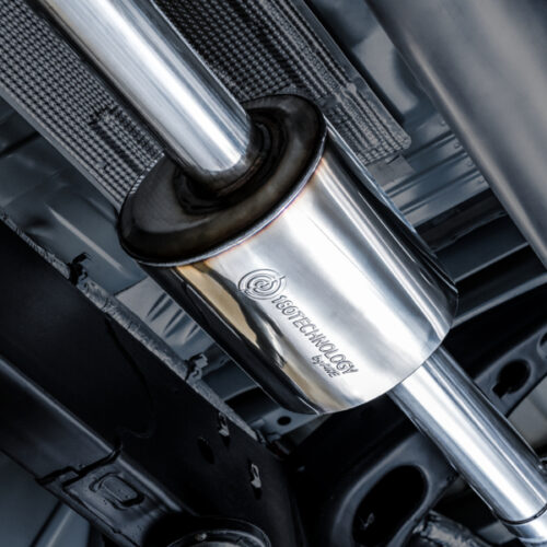 AWE Tuning 4th Gen GM 1500 5.3L 0FG Cat-Back Dual Side Exit (Flat Bumper) - Chrome Tips - Image 9