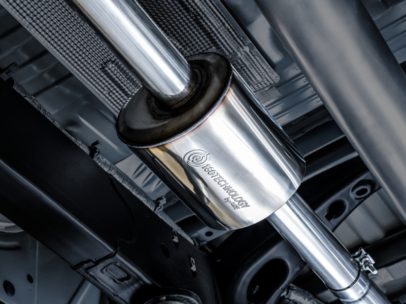AWE Tuning 4th Gen GM 1500 5.3L 0FG Cat-Back Dual Side Exit (Flat Bumper) - Chrome Tips - Image 9
