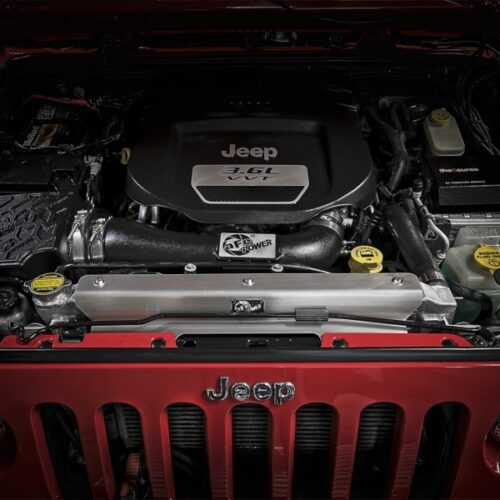 aFe Power BladeRunner GT Series Bar and Plate Radiator w/ Black Hoses 12-18 Jeep Wrangler (JK) V6 3.6L