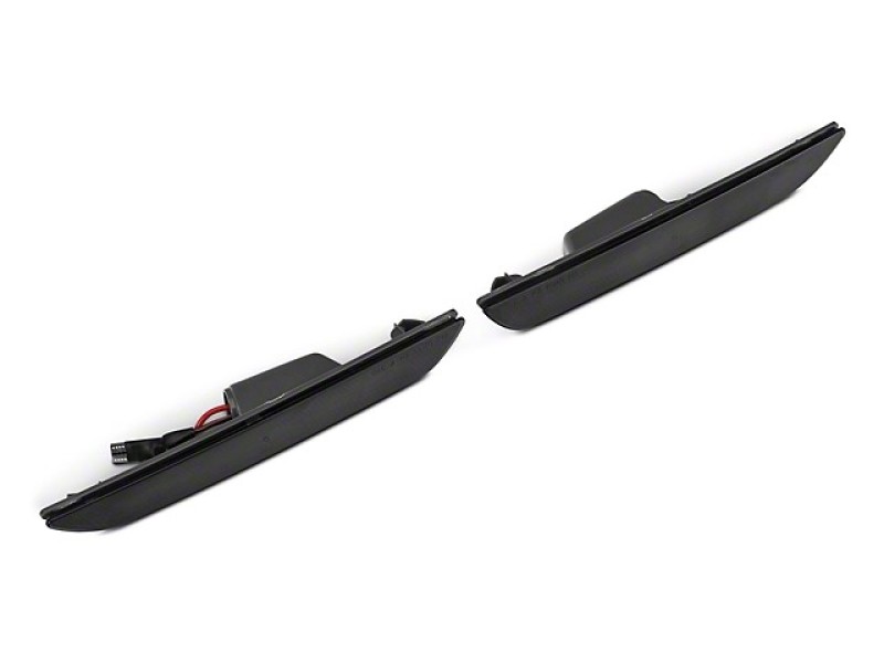 Raxiom for 2015-2022 Ford Mustang Axial Series LED Side Marker Lights Rear (Smoked) - Image 2