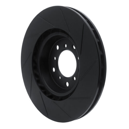 R1 Concepts for 01-06 BMW M3 Right Front Slotted Black Brake Rotor - Image 5