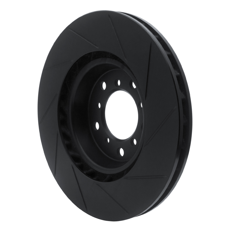 R1 Concepts for 01-06 BMW M3 Right Front Slotted Black Brake Rotor - Image 5