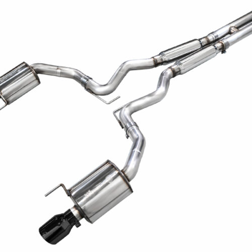 AWE Tuning Exhaust w/ Dual Diamond Black Tips for 2024 Ford Mustang GT Fastback S650 RWD Touring Catback