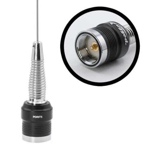 Rugged Radios GMRS and UHF No Ground Plane NGP Tuned Whip Antenna
