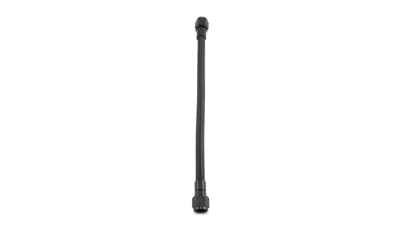 Vibrant 29012 PTFE Flex Hose Assembly -8AN 24in Length Hose End Style Straight/Straight