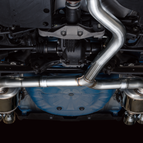 AWE Tuning Touring Edition Exhaust - Chrome Silver Tips for 2022+ VB Subaru WRX - Image 4