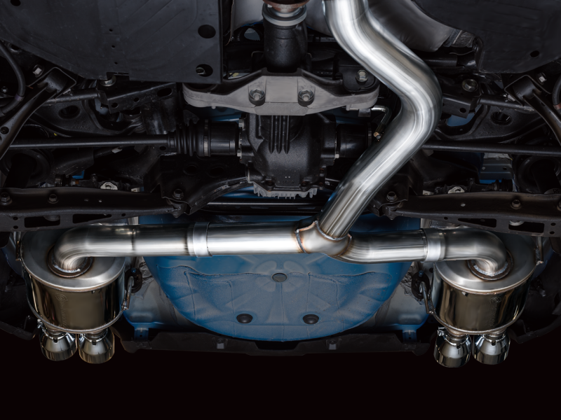 AWE Tuning Touring Edition Exhaust - Chrome Silver Tips for 2022+ VB Subaru WRX - Image 4