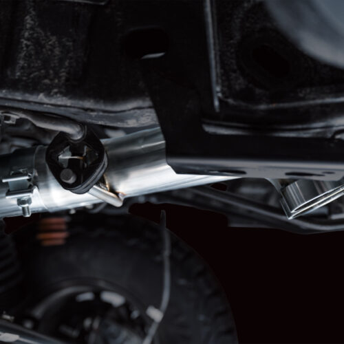 AWE Tuning Cat-Back SwitchPath Exhaust (No Tips) for 22-24 Ford Bronco Raptor 4WD Dual BashGuards - Image 6