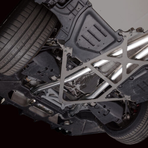 Alternative view of AWE Tuning Touring Edition Cat-Back Exhaust - Diamond Black Tips for BMW G90/G99 M5