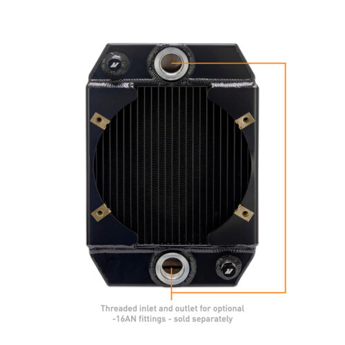 Mishimoto Universal Drag Race Performance Aluminum Radiator - Black - Image 5