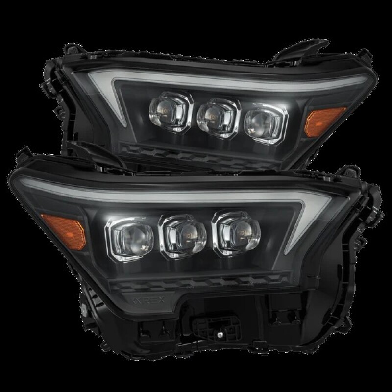 AlphaRex 2023+ Toyota Tacoma NOVA-Series LED Proj Headlights Black w/Actv Light & Seq. Sig + DRL - Image 8