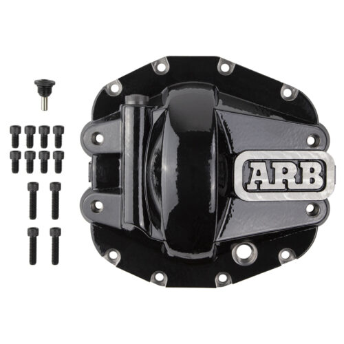 ARB Diff Cover Blk Jeep JL Rubicon Front for 2018-2025 Jeep Wrangler / 2020-2025 Jeep Gladiator