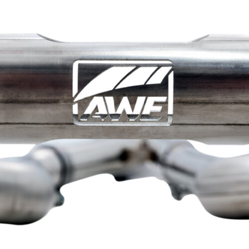 AWE Tuning Track Edition Cat-Back Exhaust - Diamond Black Tips for BMW F8X M3/M4 - Image 4