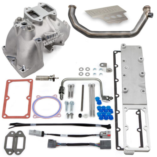 Banks Power 07.5-12 Ram Cab Chassis 6.7L Diesel Monster-Ram Intake System w/Fuel Line - Natural - Image 4