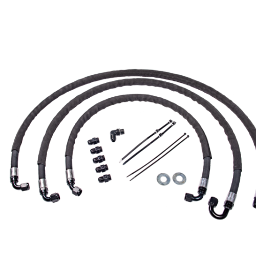 Alternative view of Fleece Performance 15-16 GM Duramax 2500/3500 Heavy Duty Transmission Cooler lines