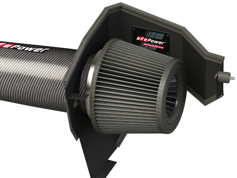aFe Power Magnum FORCE Carbon Fiber Stage 2 Track Series Pro Dry S CAIS - 11-18 Dodge Challenger V8 - Image 6