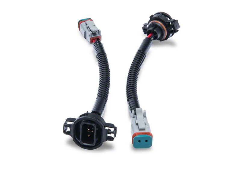 Raxiom for 2010-2018 Jeep Wrangler JK Axial Series H16 to Deutsch Fog Light Wire Harness Adapter Set - Image 2