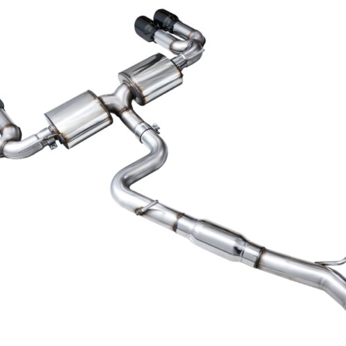 AWE Tuning Touring Edition Exhaust - Diamond Black Tips for 22-24 Audi 8Y S3 - Image 5