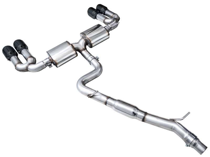 AWE Tuning Touring Edition Exhaust - Diamond Black Tips for 22-24 Audi 8Y S3 - Image 5
