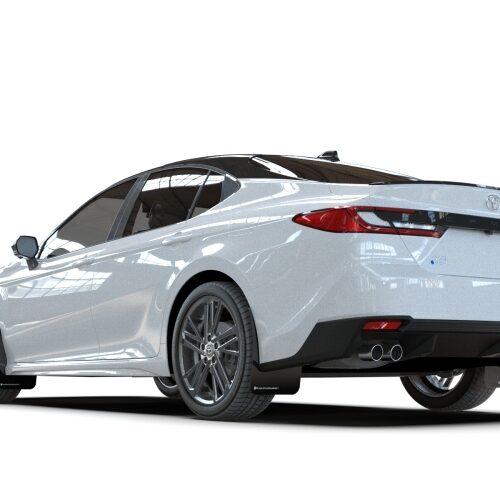 Alternative view of Rally Armor 25-26 Toyota Camry Black UR Mud Flap White Logo