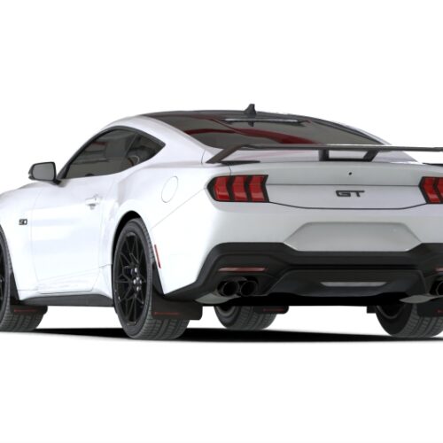 Rally Armor 24-26 Ford Mustang Black UR Mud Flap w/ Metallic Black Logo - Image 5