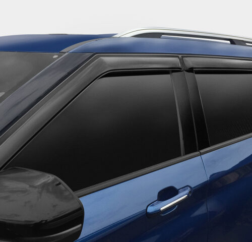 AVS 21-23 Jeep Grand Cherokee L Ventvisor Outside Mount Window Deflectors 4pc - Smoke
