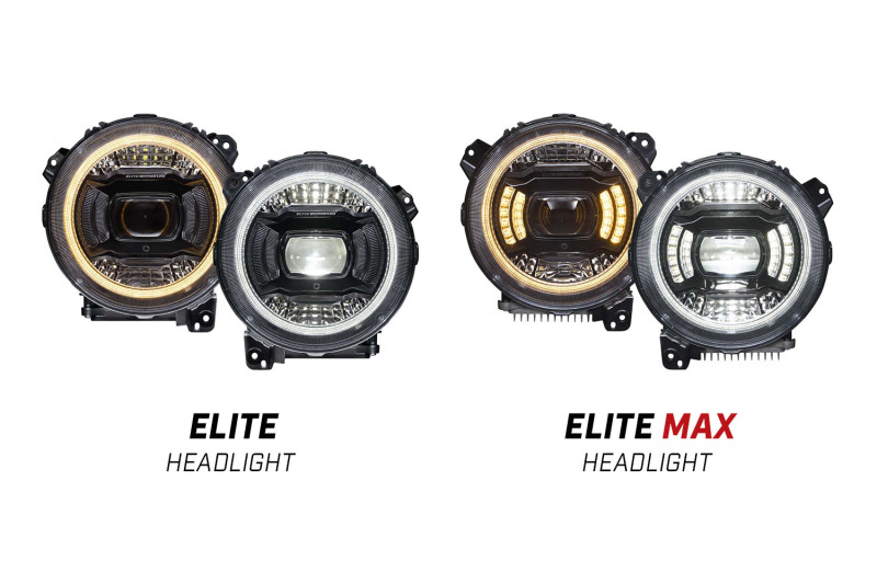 Diode Dynamics 18-23 Jeep JL Wrangler Elite Max LED Headlamps - Image 2