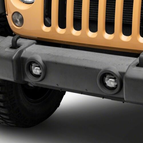 Raxiom for 2007-2018 Jeep Wrangler JK Axial Series 4-In LED Fog Lights- Clear - Image 6