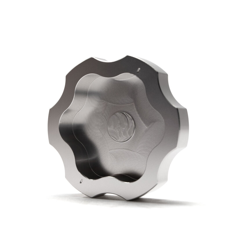 Wehrli 17-26 Ford Super Duty 6.7L Power Stroke Billet Power Steering Reservoir Cap - Clear Anodized - Image 3