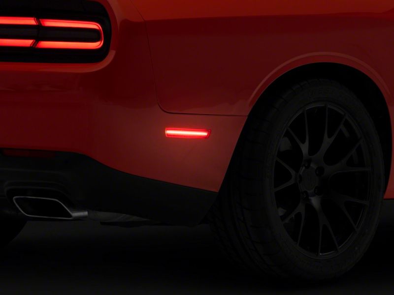 Raxiom for 2015-2023 Dodge Challenger Excluding Widebody Axial Series LED Side Marker Lights- Clear - Image 2