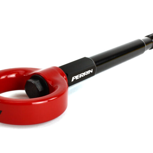 PERRIN 25-26 Subaru Forester (Base/Ltd-Prem-Sport-Touring Incl. Hybrid/Wldrns) FR Tow Hook Kit - Red - Image 3