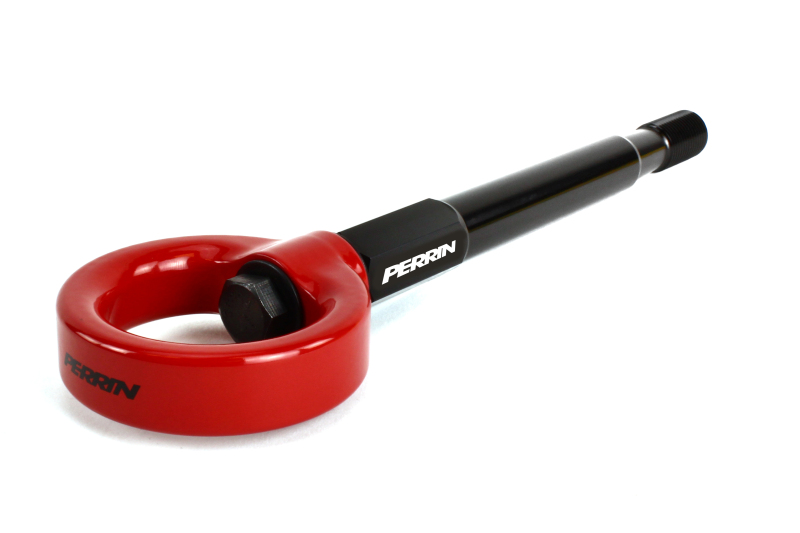 PERRIN 25-26 Subaru Forester (Base/Ltd-Prem-Sport-Touring Incl. Hybrid/Wldrns) FR Tow Hook Kit - Red - Image 3