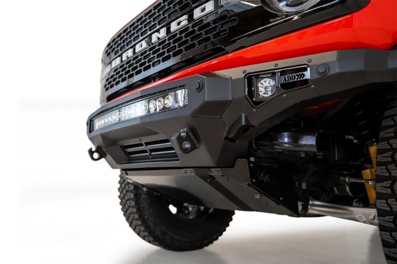 Addictive Desert Designs for 2021+ Ford Bronco Stealth Fighter Front Bumper Skid Plate Kit - Image 3