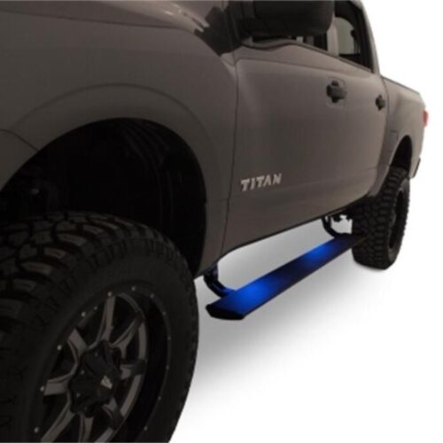 Alternative view of AMP Research PowerStep - Black for 16-18 Nissan Titan All Cabs