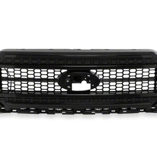 Raxiom for 2021-2023 Ford F-150/ Exc.Raptor CXR Series LED Upper Replacement Grille with White DRL- Black - Image 5