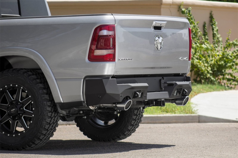 Addictive Desert Designs for 2019 Ram 1500 Hammer Stealth Fighter Rear Bumper w/ 6 Sensor Cutouts