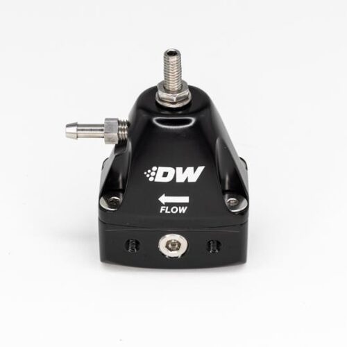 DeatschWerks DWR1000iL In-Line Adjustable Fuel Pressure Regulator - Black - Image 3