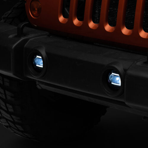 Raxiom for 2007-2022 Jeep Wrangler JK/JL Axial Series LED Fog Lights - Image 4