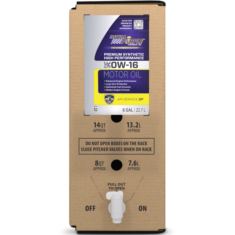 Royal Purple High Performance Ultra-Low Viscosity 0W16 Motor Oil - 6 Gallon Bag-In-Box - Image 2