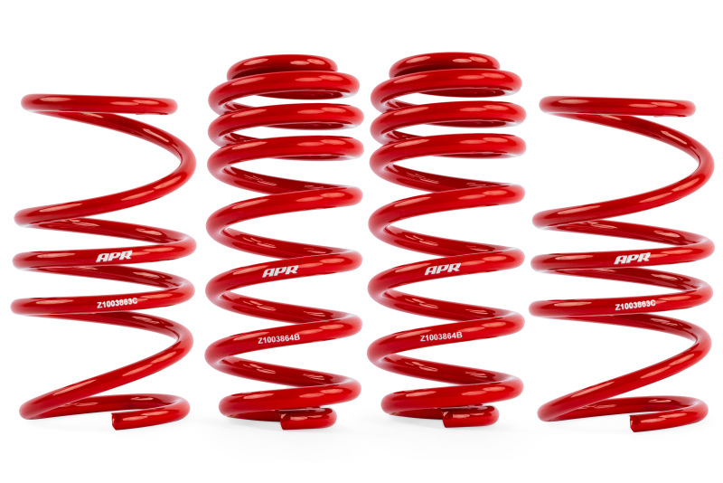 APR 22-26 Volkswagen Golf R (MK8) Roll-Control Lowering Springs - Red - Image 3