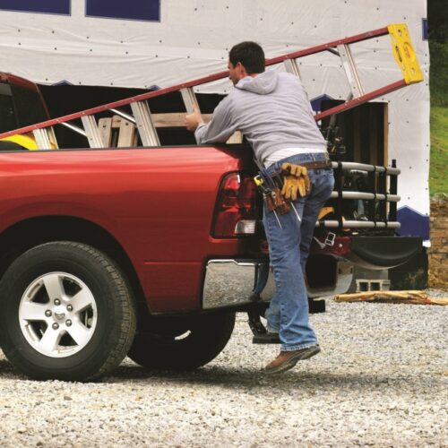Alternative view of AMP Research BedStep - Black for 2009-2017 Dodge Ram 1500