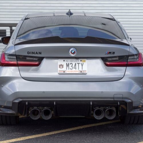 Dinan for 21-27 BMW M3/M4 (G80/G82/G83) Carbon Fiber Rear Diffuser Surround - Image 8