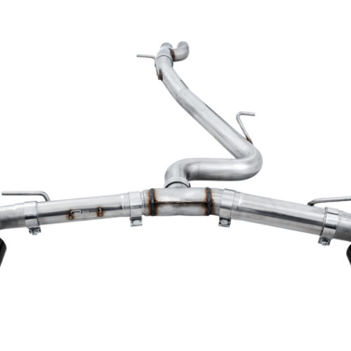 AWE Tuning Track Edition Exhaust - Diamond Black RS-Style Tips for 18-19 Audi TT RS 8S/RK3 2.5L Turbo